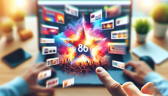 alt_text: "A vibrant cover image contrasting rockstar66's advantages with blurred competitor sites."