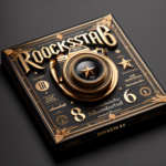 Stunning AI-generated cover for "rockstar66" with luxurious gold accents and Thai tagline, sleek design.